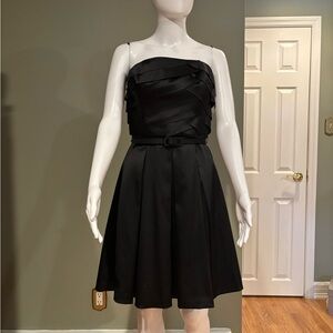 White House Black Market Black Strapless Dress